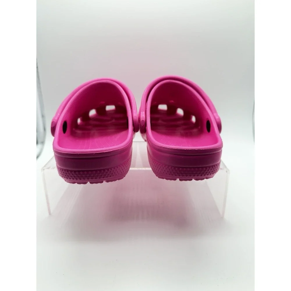 New No Box Crocs Classic Clog Unisex Kids Pink Crush Slip-On Size C 13
